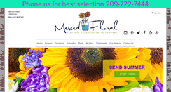 Desktop Screenshot of mercedfloral.com